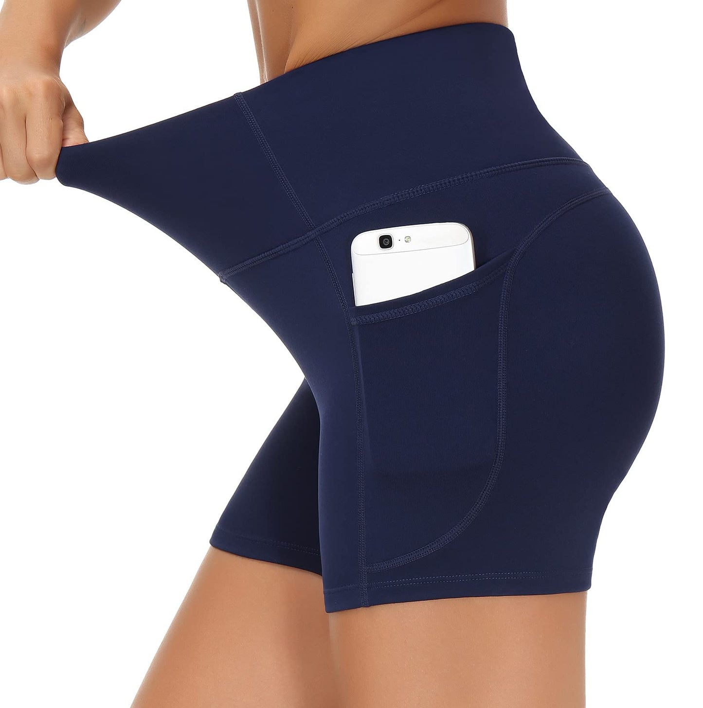 THE GYM PEOPLE High Waist Yoga Shorts for Women