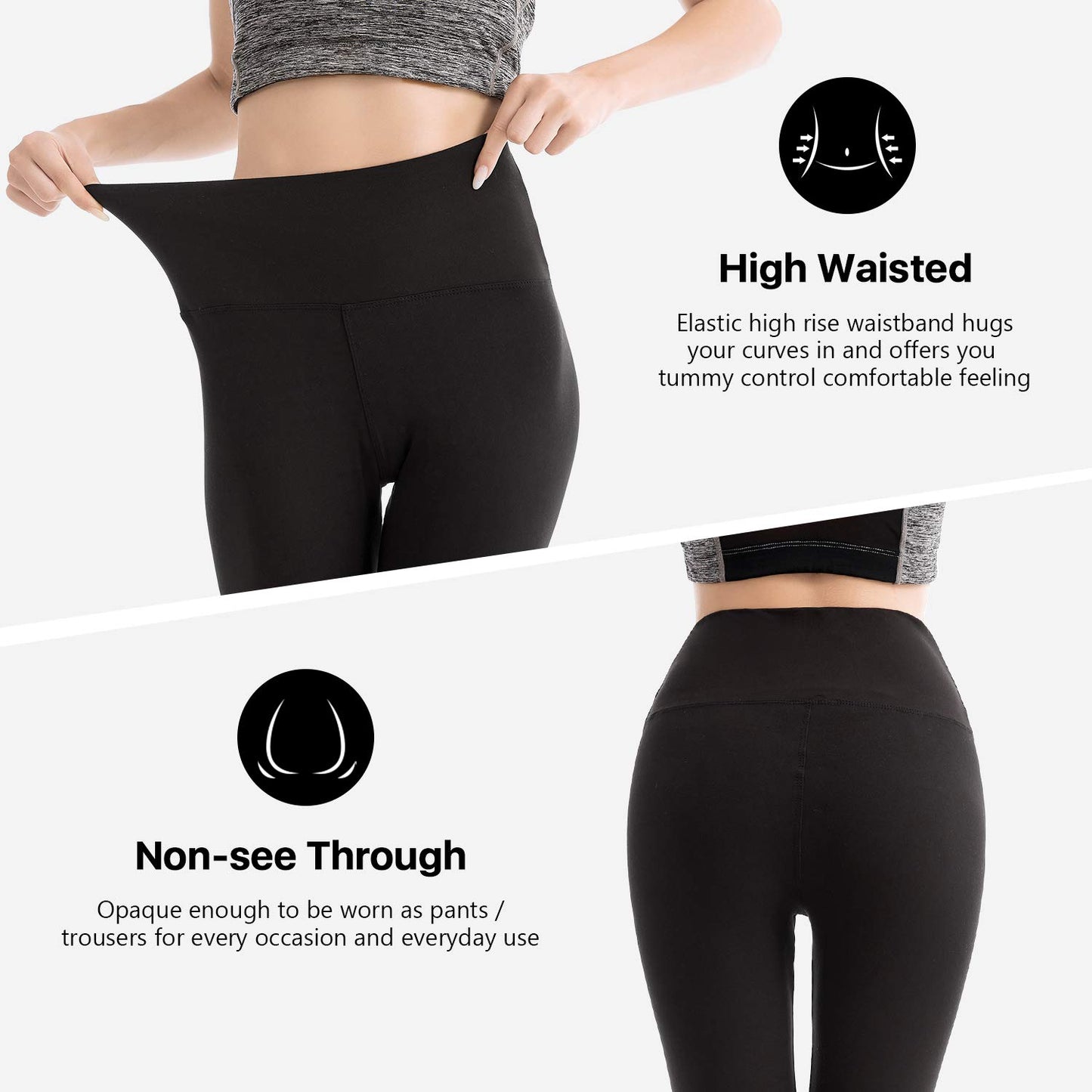 SINOPHANT High Waisted Leggings for Women