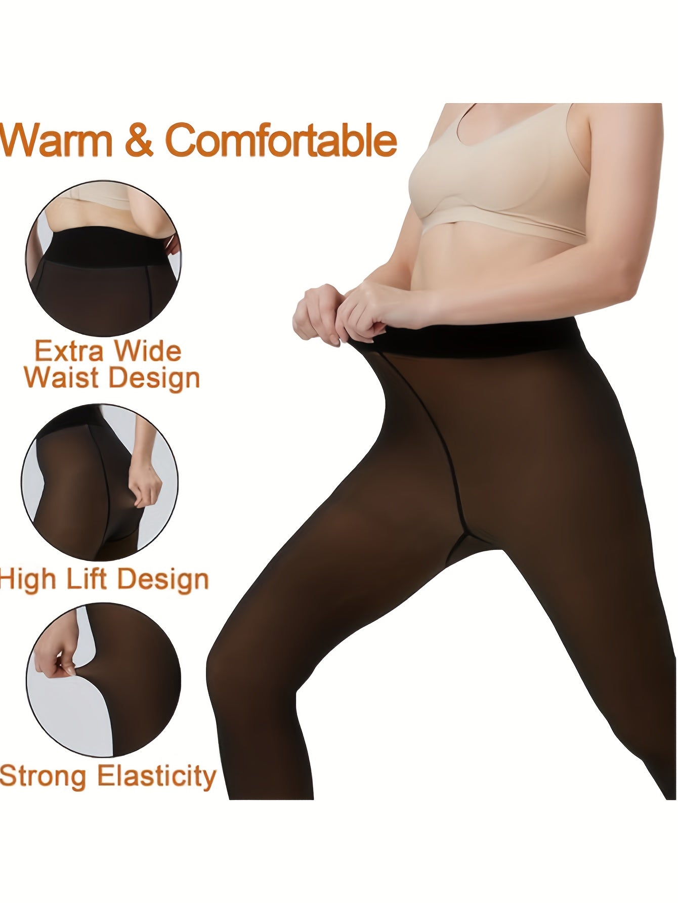 1pc of 200G Sheer Stovepipe Leggings for Autumn And Winter, Designed for Fitness, Enhancing The Buttocks, Fashionable for Jogging And, Suitable for Cycling, Perfect for Races, High-Quality Compression Skinny Capris.