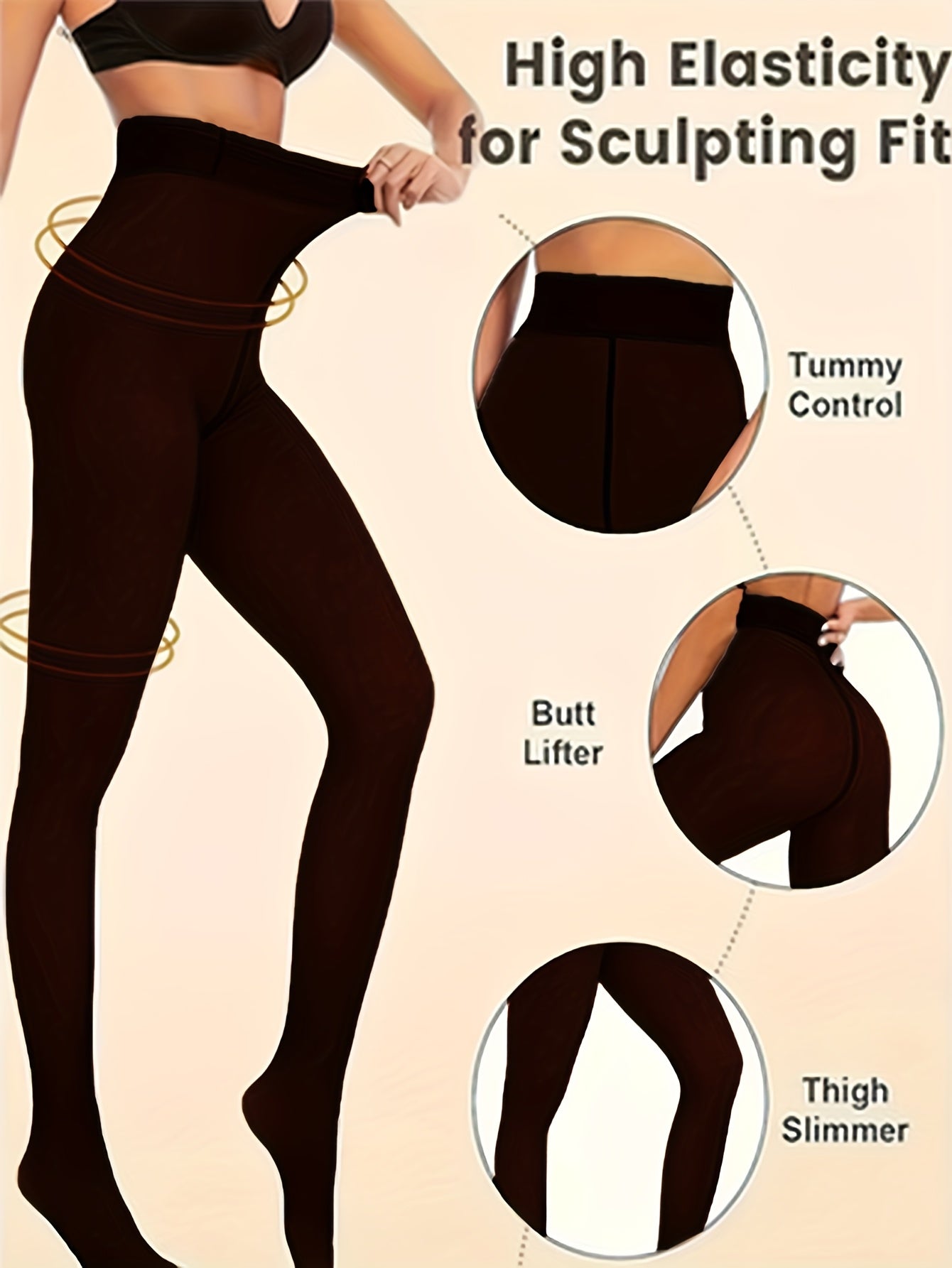 1pc of 200G Sheer Stovepipe Leggings for Autumn And Winter, Designed for Fitness, Enhancing The Buttocks, Fashionable for Jogging And, Suitable for Cycling, Perfect for Races, High-Quality Compression Skinny Capris.